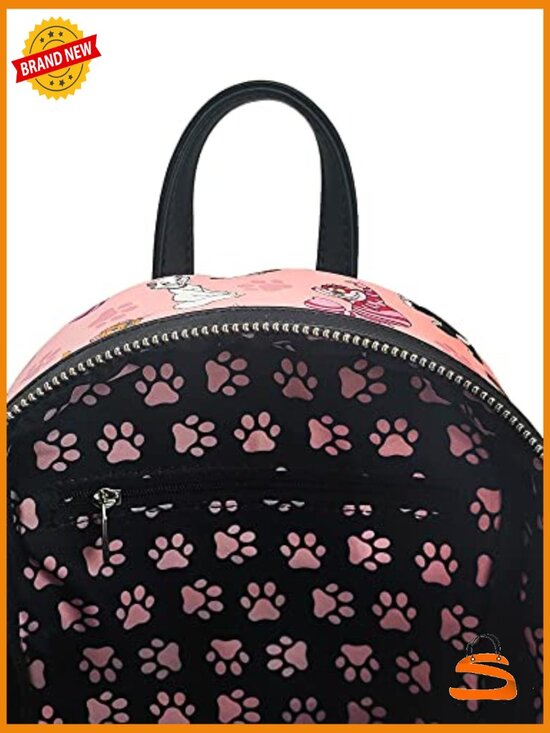 Disney Cats All Over Print Mini Backpack Faux Leather Handbag main image 7